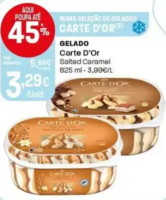 Intermarché Gelado Carte D'Or promoção