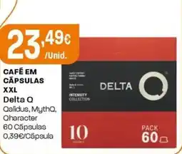 Intermarché Café em cápsulas XXL Delta Q promoção