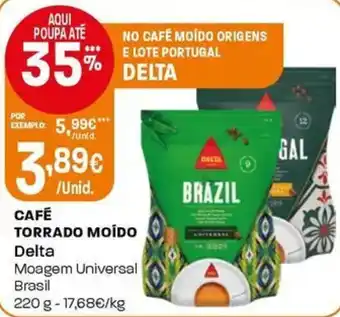 Intermarché Café torrado moído delta promoção