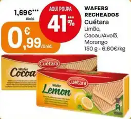 Intermarché Wafers recheados cuétara promoção