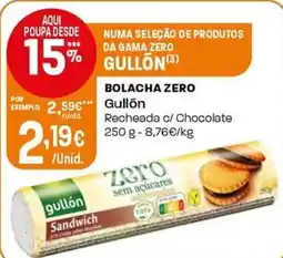 Intermarché Bolacha zero gullón promoção