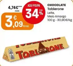 Intermarché Chocolate toblerone promoção