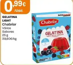 Intermarché Gelatina light chabrior vários sabores promoção