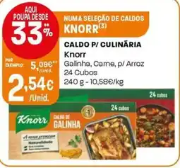 Intermarché Caldo p/ culinária Knorr promoção