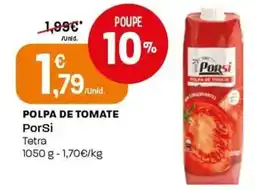 Intermarché Polpa de tomate PorSi promoção