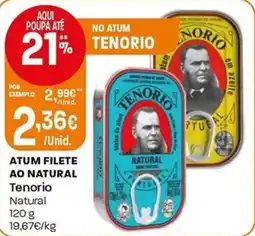 Intermarché Atum filete ao natural tenorio natural promoção
