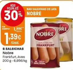 Intermarché 8 salsichas Nobre promoção