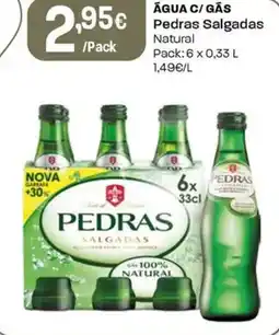 Intermarché Água c/ gás Pedras Salgadas Natural promoção