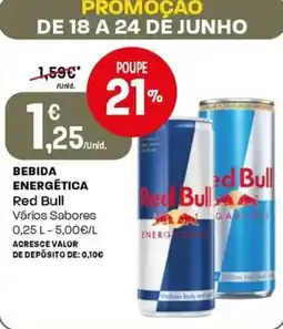 Intermarché Bebida energética Red Bull promoção