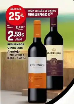 Intermarché Reguengos Vinho DOC Alentejo promoção