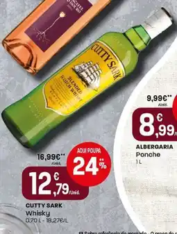 Intermarché Cutty Sark Whisky promoção
