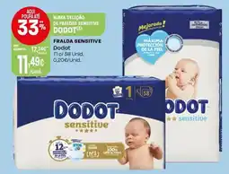 Intermarché Fralda sensitive Dodot promoção