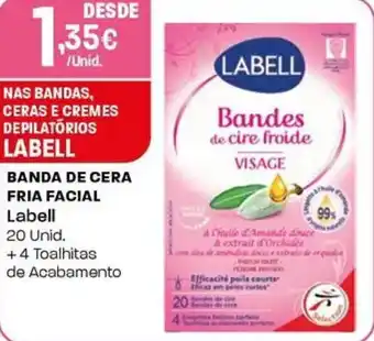 Intermarché Banda de cera fria facial Labell promoção