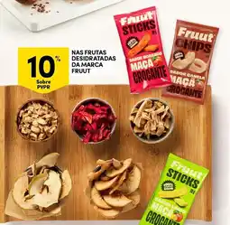 Continente Nas frutas desidratadas da marca fruut promoção