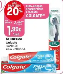 Intermarché Dentifrico colgate promoção
