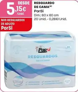 Intermarché Resguardos de cama PorSi promoção
