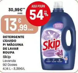 Intermarché Detergente líquido p/ máquina de lavar roupa Skip promoção