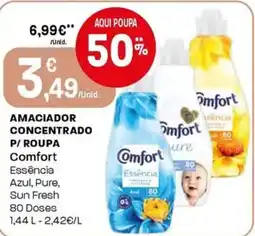 Intermarché Amaciador concentrado p/ roupa comfort promoção