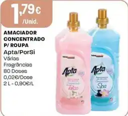 Intermarché Amaciador concentrado p/ roupa Apta/PorSi Várias promoção