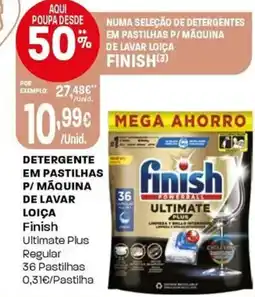 Intermarché Detergente em pastilhas p/máquina de lavar loiça Finish promoção