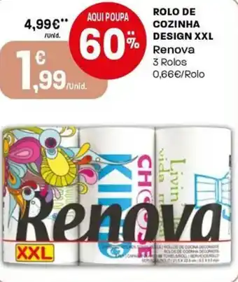 Intermarché Rolo de cozinha design xxl renova promoção
