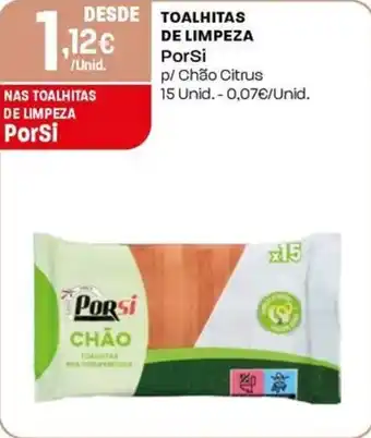 Intermarché Toalhitas de limpeza PorSi promoção