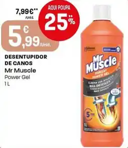 Intermarché Desentupidor de canos Mr Muscle promoção