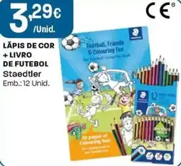 Intermarché Lápis de cor + livro de futebol Staedtler promoção
