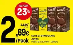 Intermarché Leite c/ chocolate agros promoção