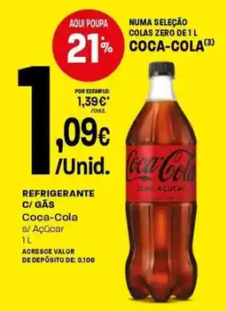Intermarché Refrigerante c/ gas Coca-Cola promoção