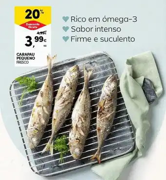 Continente Carapau pequeno fresco promoção