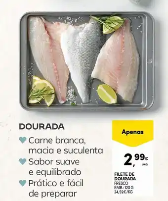 Continente Filete de dourada fresco promoção