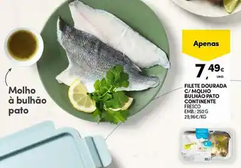 Continente Filete dourada c/mqlho bulhao pato continente promoção