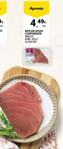 Continente Bife de atum continente fresco promoção