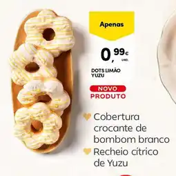 Continente Dots limão yuzu promoção