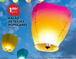 Pingo Doce Balão de festas populares promoção