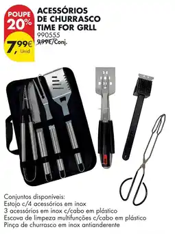 Pingo Doce Acessórios de churrasco time for grill promoção