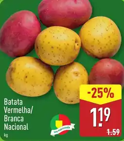 ALDI Batata Vermelha/ Branca Nacional promoção