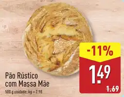 ALDI Pão Rústico com Massa Mãe promoção