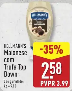 ALDI HELLMANN'S Maionese com Trufa Top Down promoção