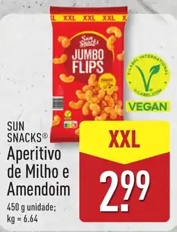 ALDI SUN SNACKS Aperitivo de Milho e Amendoim promoção