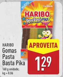 ALDI HARIBO Gomas Pasta Basta Pika promoção