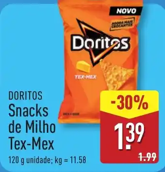 ALDI DORITOS Snacks de Milho Tex-Mex promoção