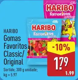 ALDI HARIBO Gomas Favoritos Classic/ Original promoção