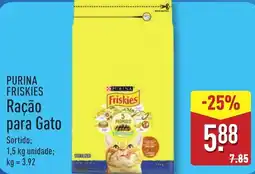 ALDI PURINA FRISKIES Ração para Gato promoção