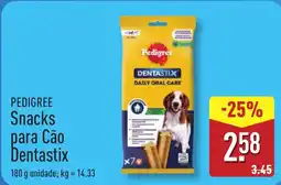 ALDI PEDIGREE Snacks para Cão Dentastix promoção