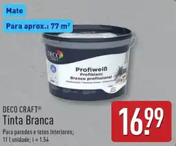 ALDI DECO CRAFT Tinta Branca promoção