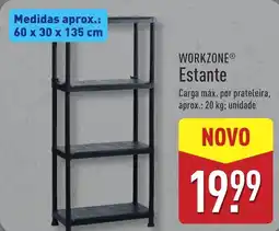 ALDI WORKZONE Estante promoção