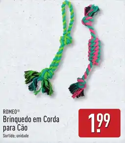 ALDI ROMEO Brinquedo em Corda para Cão promoção