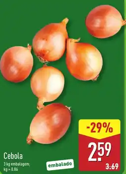 ALDI Cebola promoção